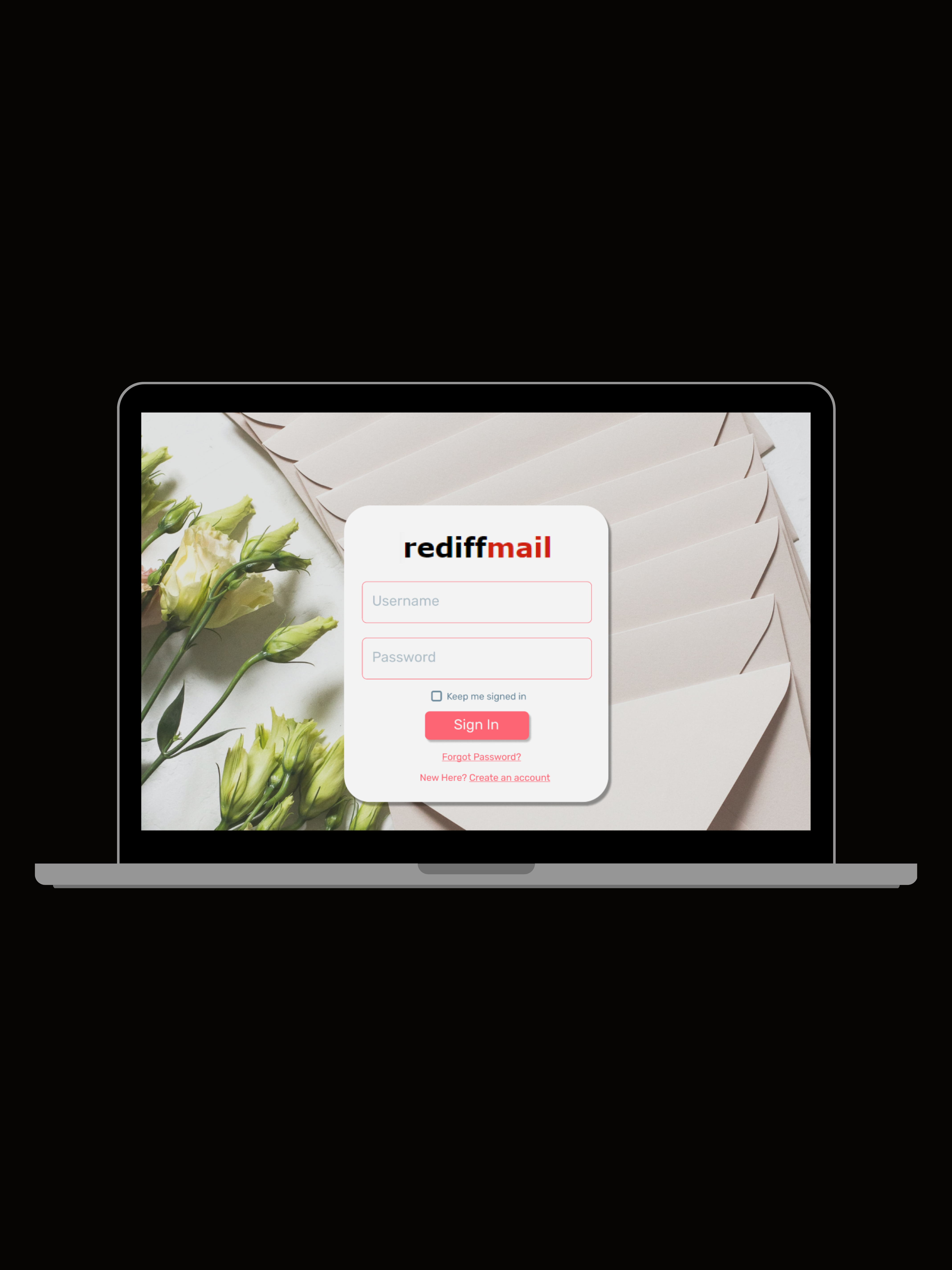 Rediffmail UI